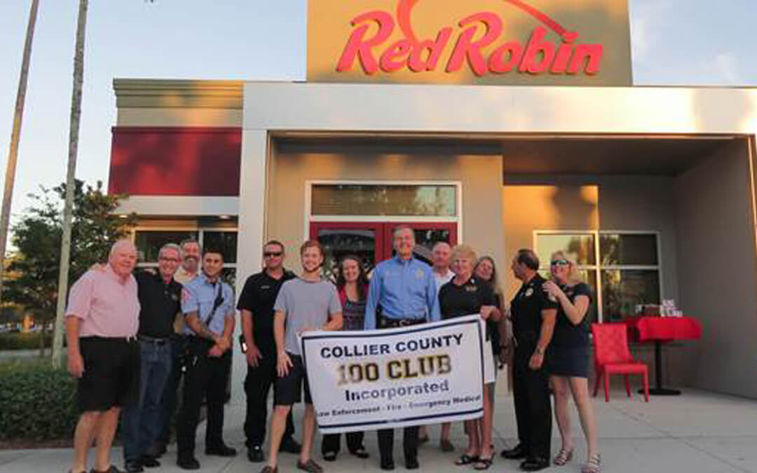 Collier County 100 Club and Red Robin Fundraiser Brings in More Than $1,500